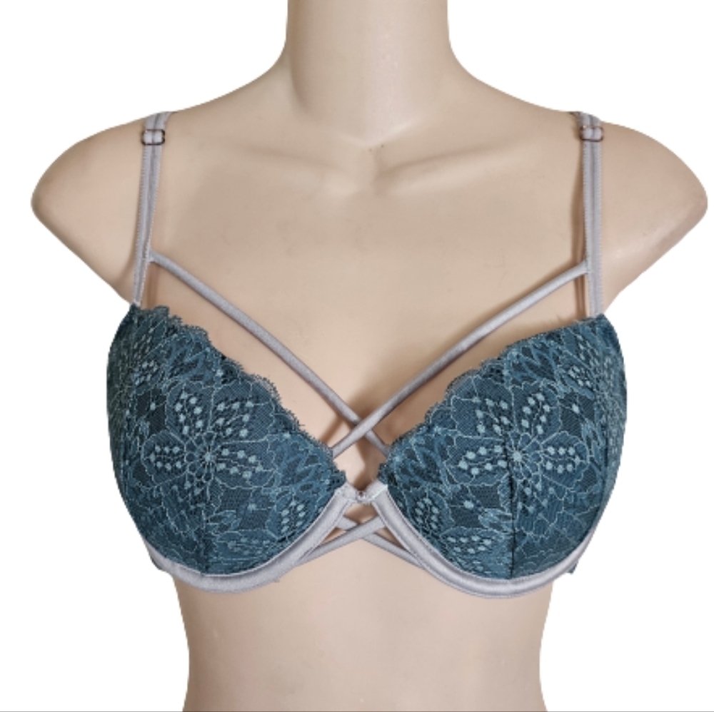 Pink Victoria's Secret Date Push Up Bra Size Women's 34C